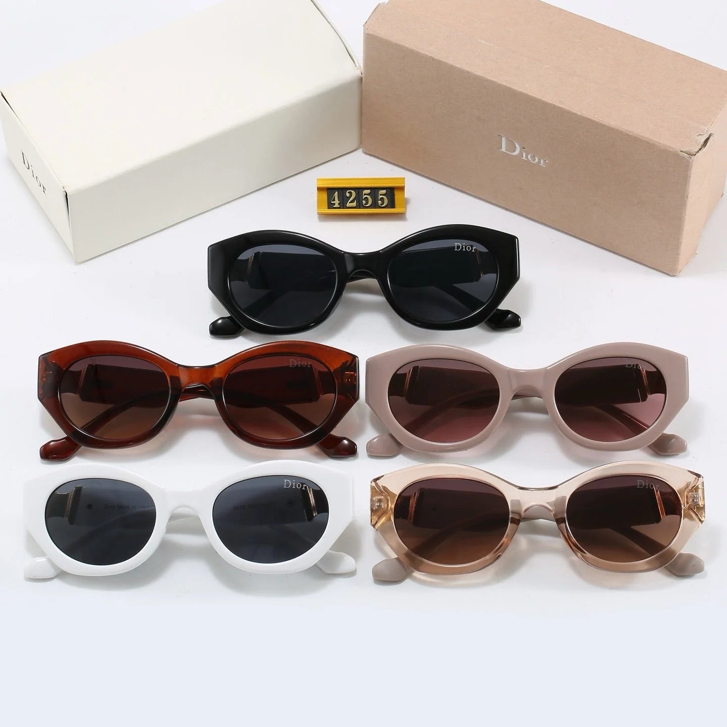 New hot 5-color sunglasses 4255
