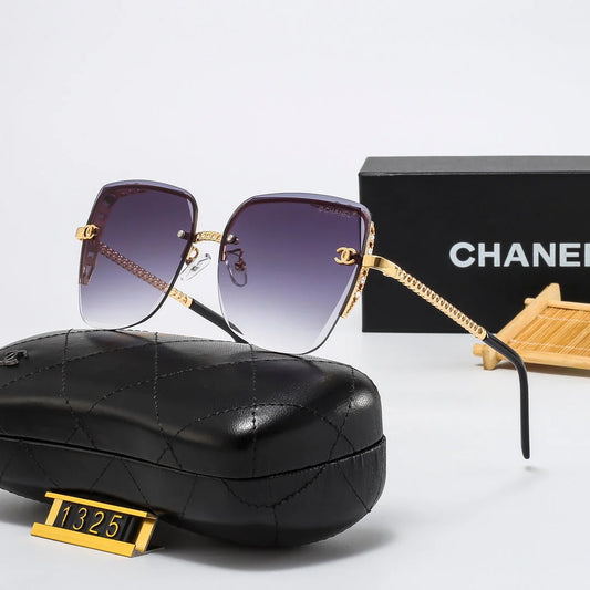 8 colors rimless thin lens metal sunglasses 1325