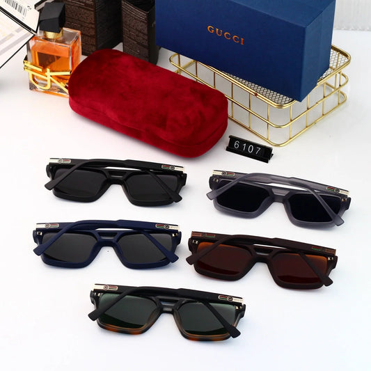 4 colors of trendy sunglasses 6107