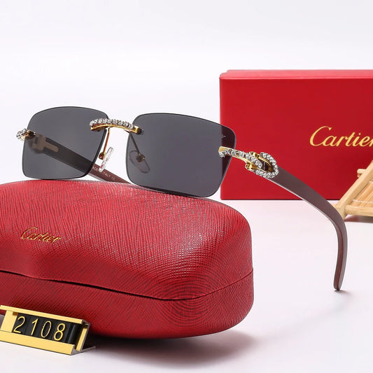 6 colors new style sunglasses for men and women 2107