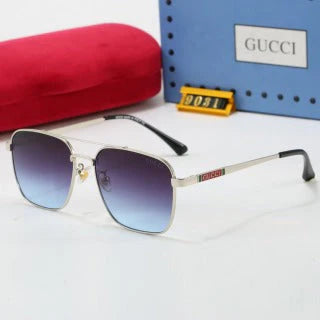 6-color full frame HD lens metal thin frame sunglasses 9031