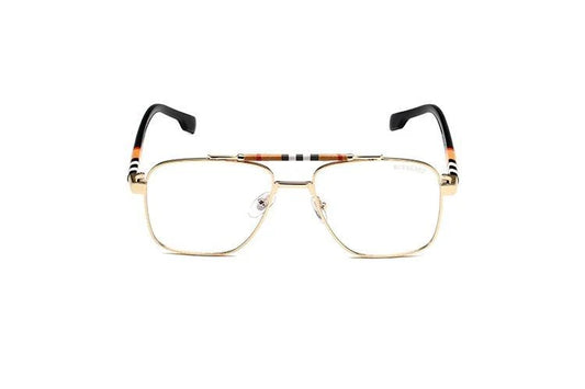 Fashion Plaid Double Bridge Sunglasses