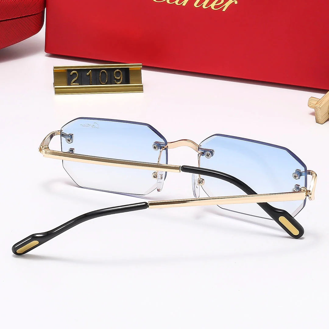 5 ColorsFashion Frameless Sunglasses2109