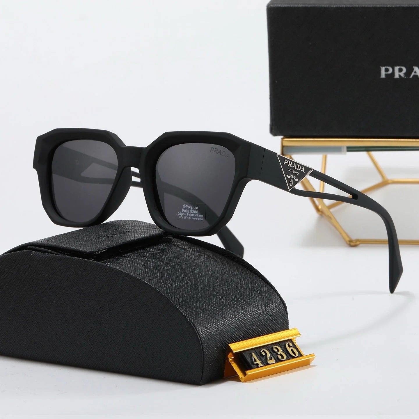 5-color irregular lenses, many people like and popular sunglasses 4236