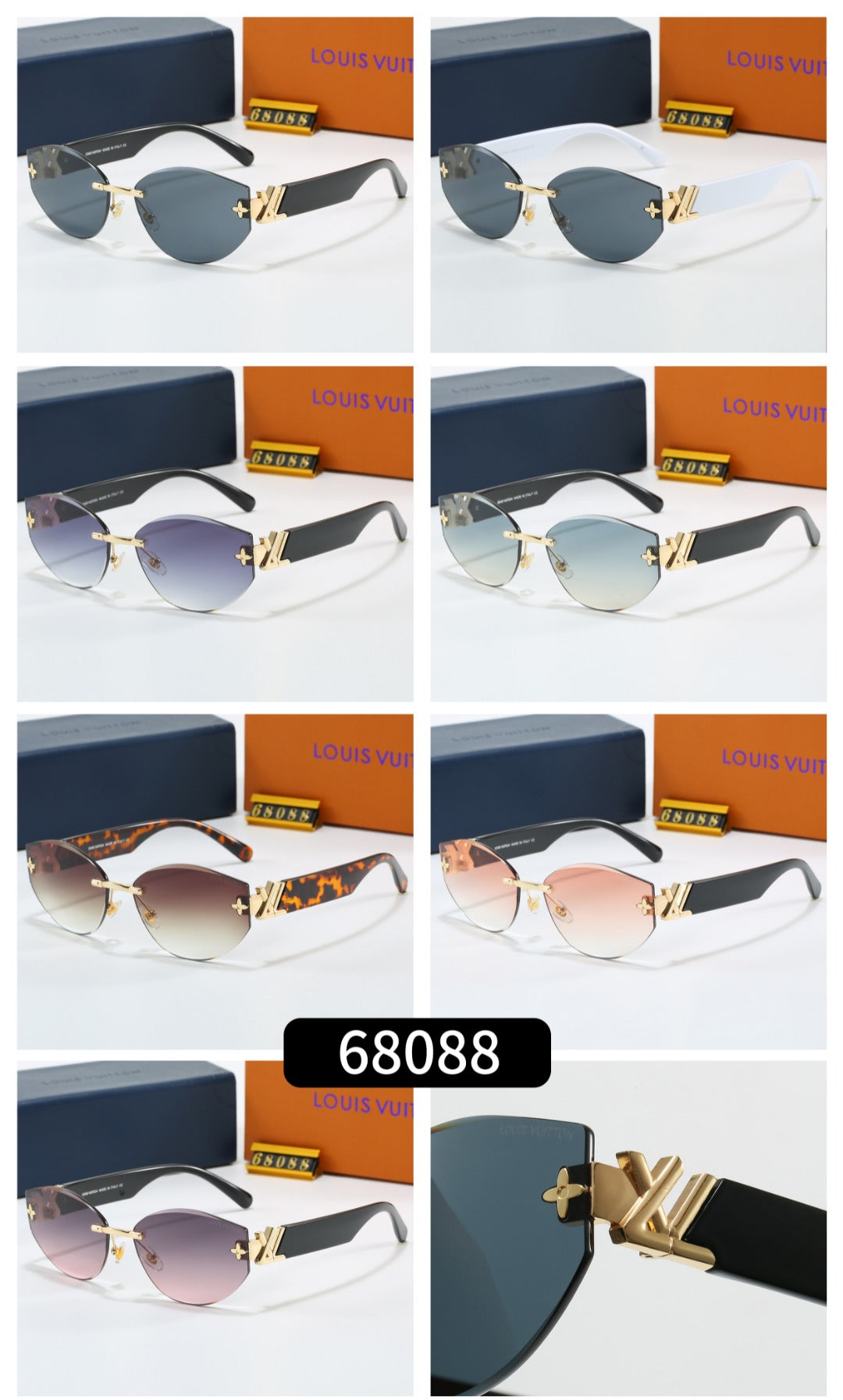 Fashion hot 7 color sunglasses 68088