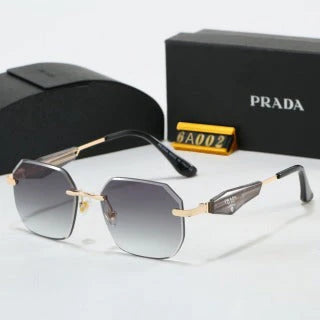Hot sale metal frameless prism sunglasses 6A002