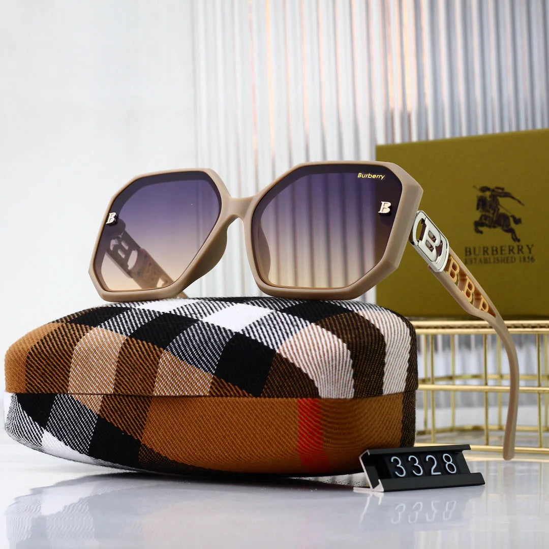 6 colors new prismatic high-definition lens full frame design sunglasses 3328