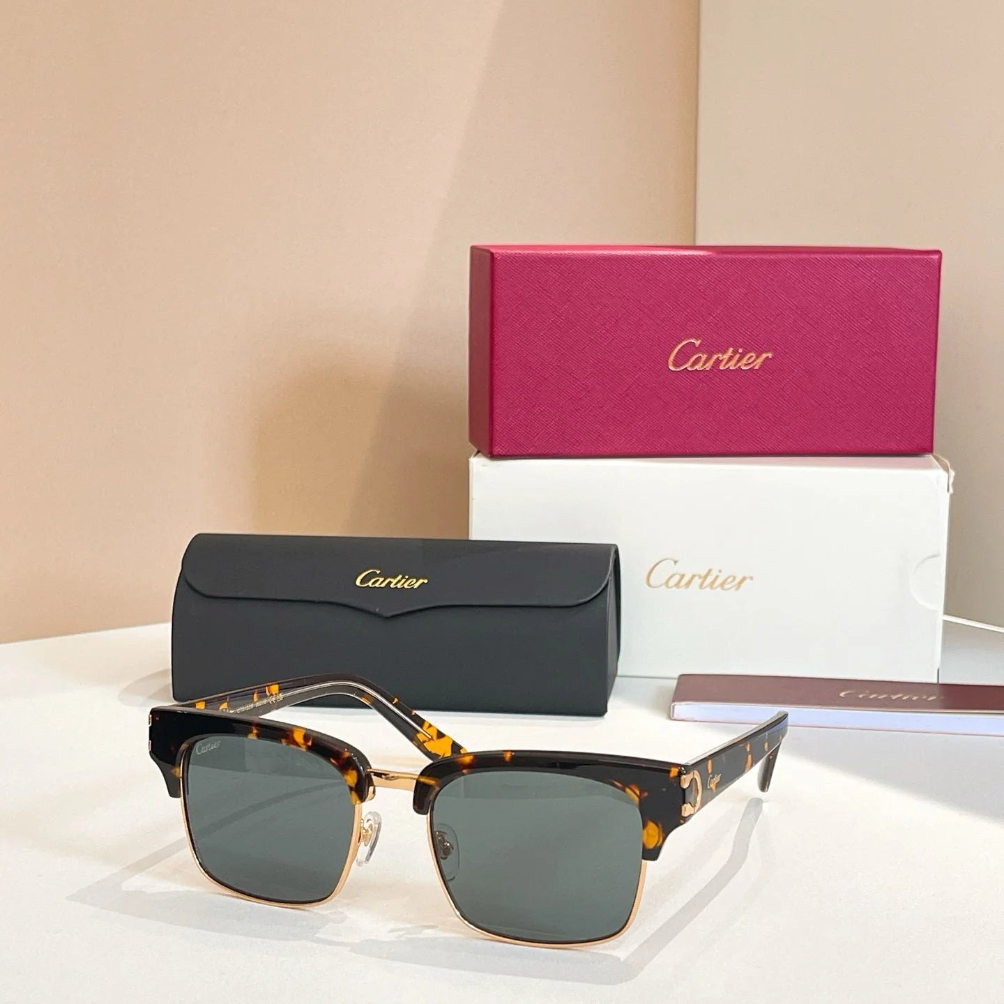 Half frame radiation proof sunglasses