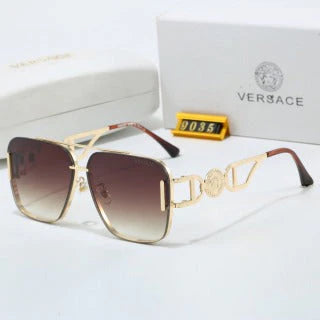 Hot sale metal full frame square sunglasses 9035