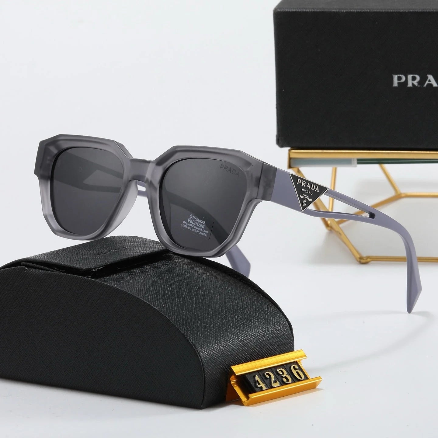 5-color irregular lenses, many people like and popular sunglasses 4236