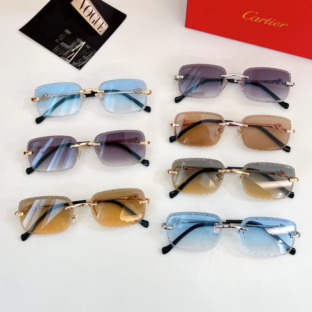 2025 new diamond-cut sunglasses, no UV discoloration