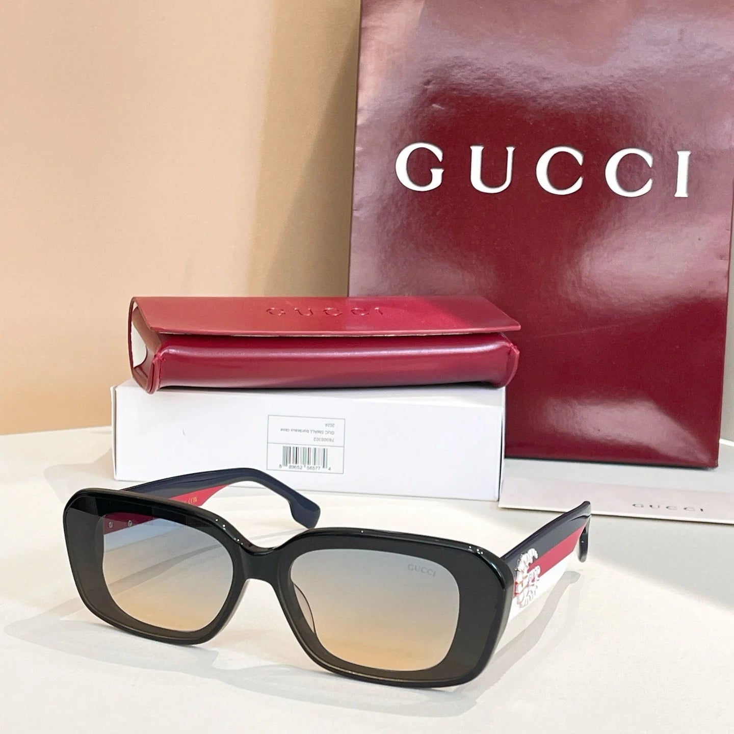 8-color cat-eye full-frame sunglasses