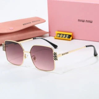 7-color metal new sunglasses 9032