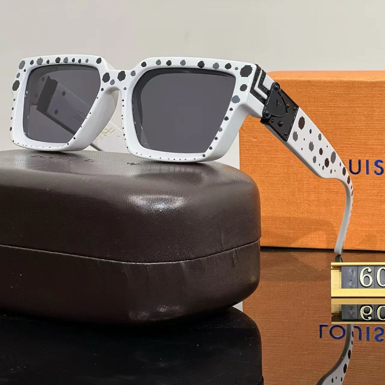 New Millionaire Series Sunglasses Retro Internet Celebrity Fashion Sunglasses Square Frame UV Sunglasses