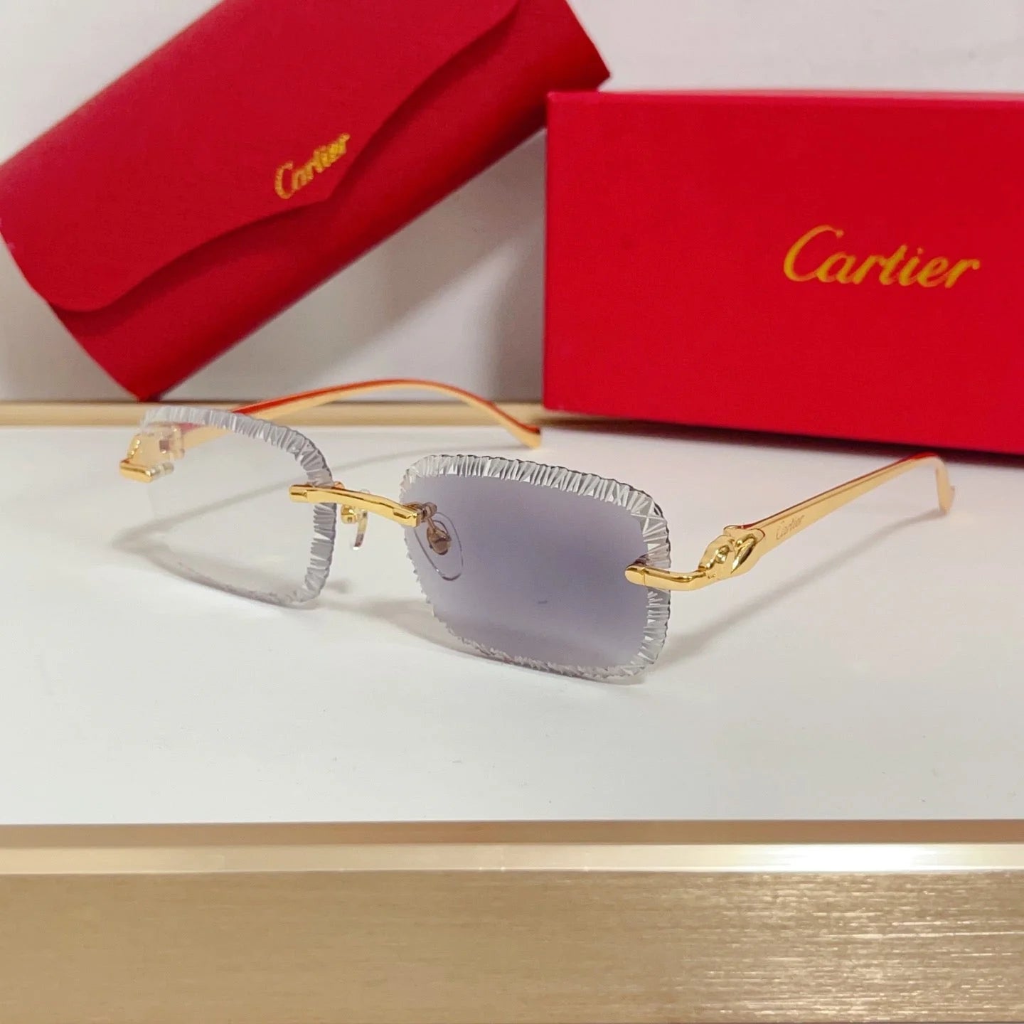 Black Panther series diamond cut lenses will change color under ultraviolet light