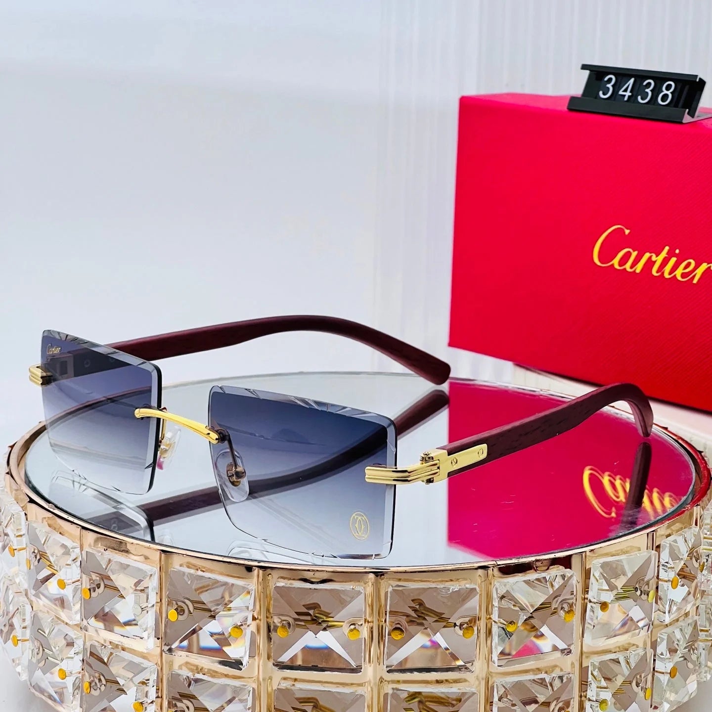 5 colors fashion sunglasses 3438