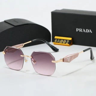 Hot sale metal frameless prism sunglasses 6A002