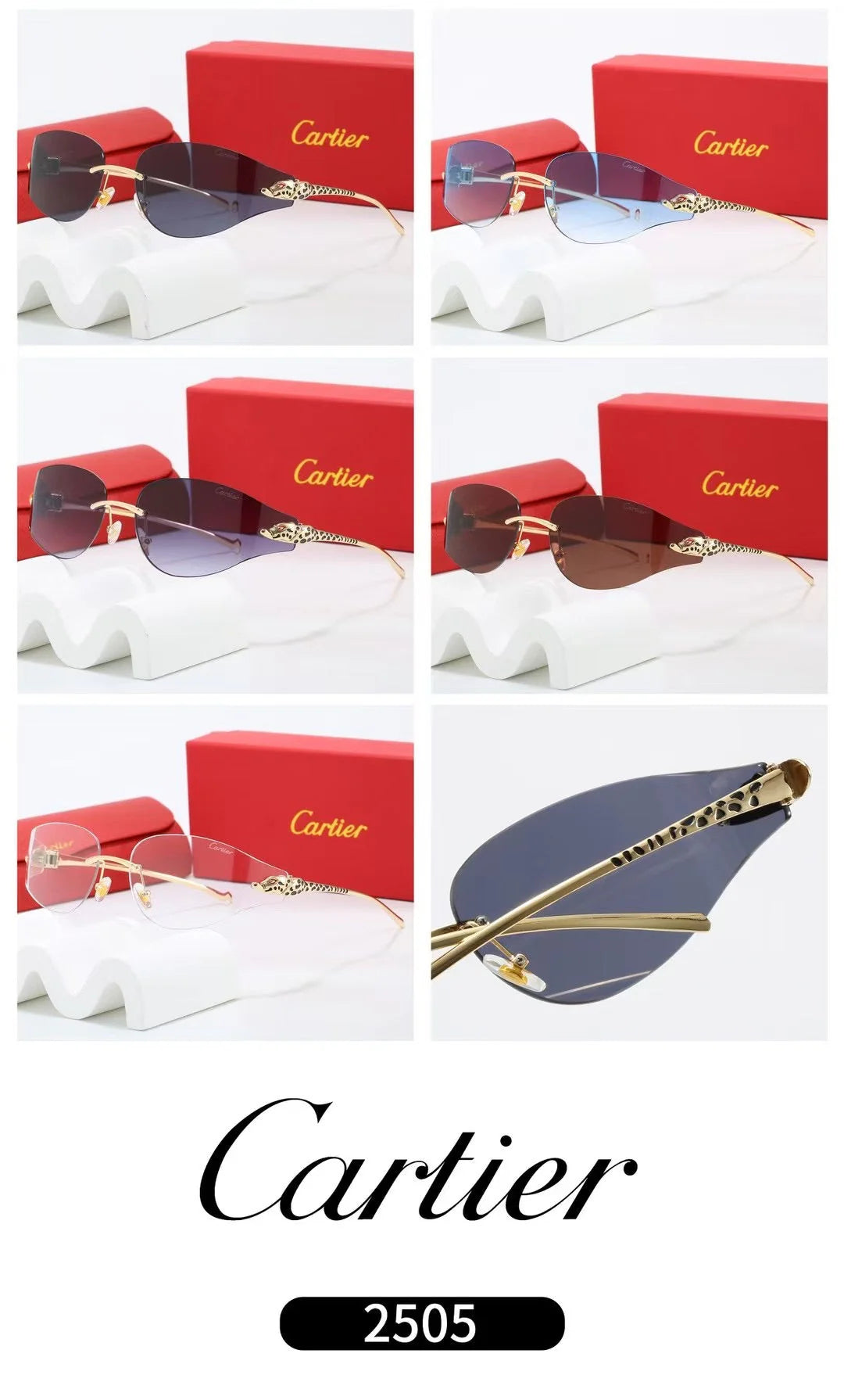 5 colors fashion sunglasses 2505