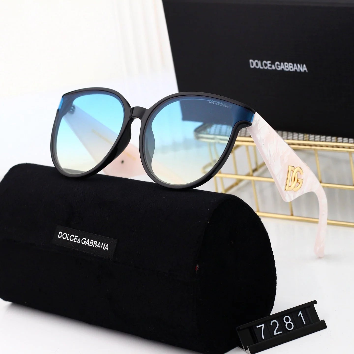 HD lens full frame sunglasses 7281
