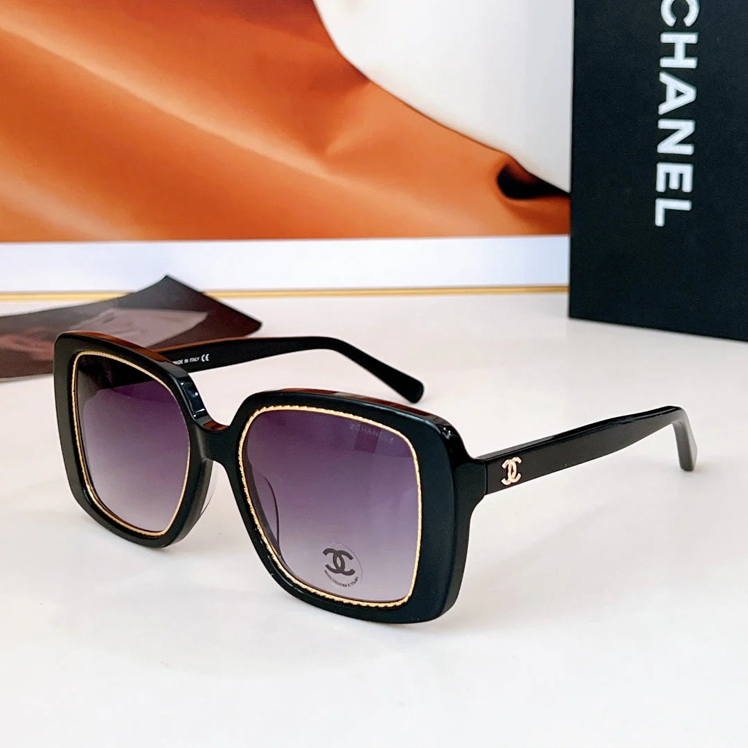 Square anti-glare sunglasses