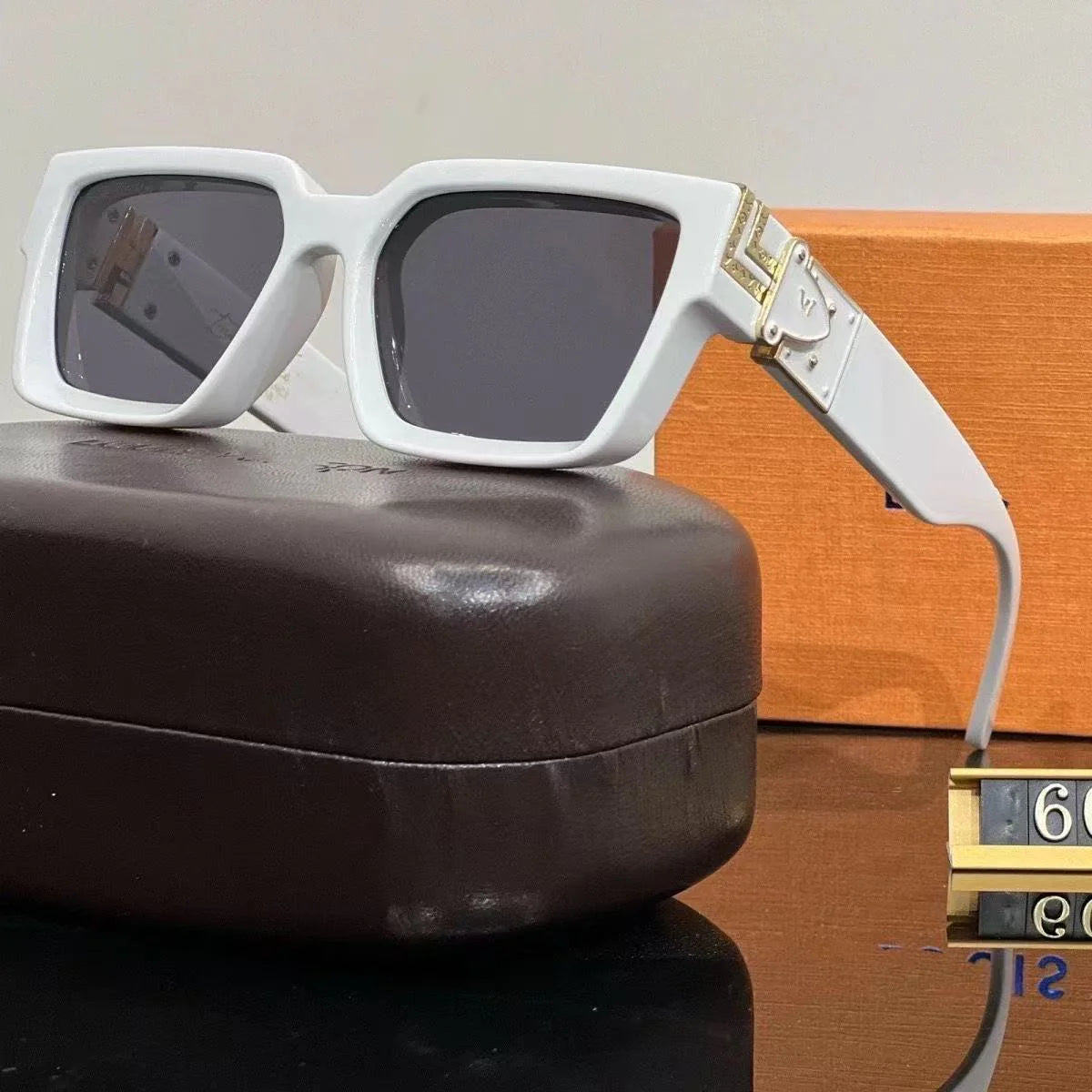 New Millionaire Series Sunglasses Retro Internet Celebrity Fashion Sunglasses Square Frame UV Sunglasses