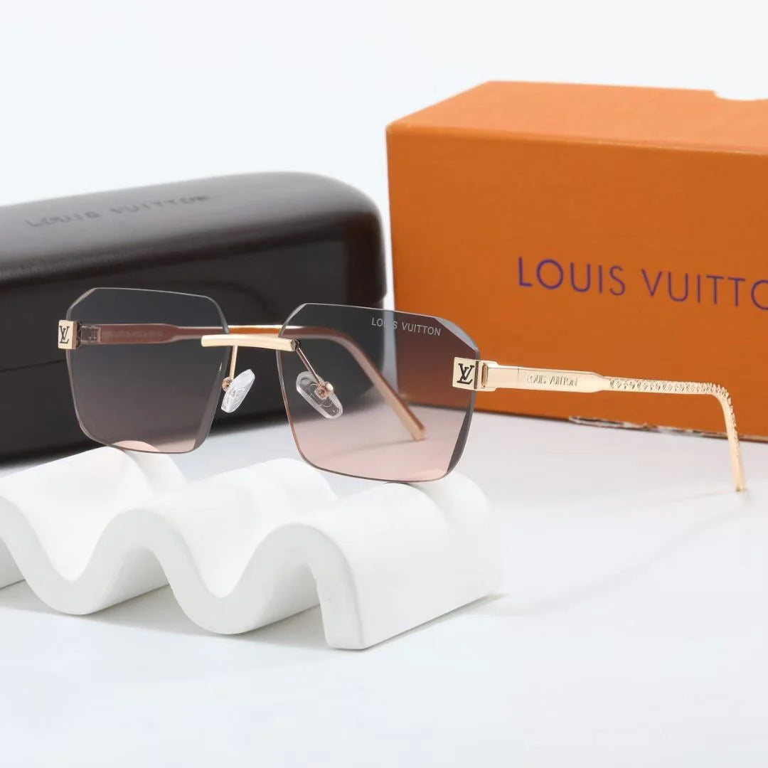 7 colors frameless new metal sunglasses