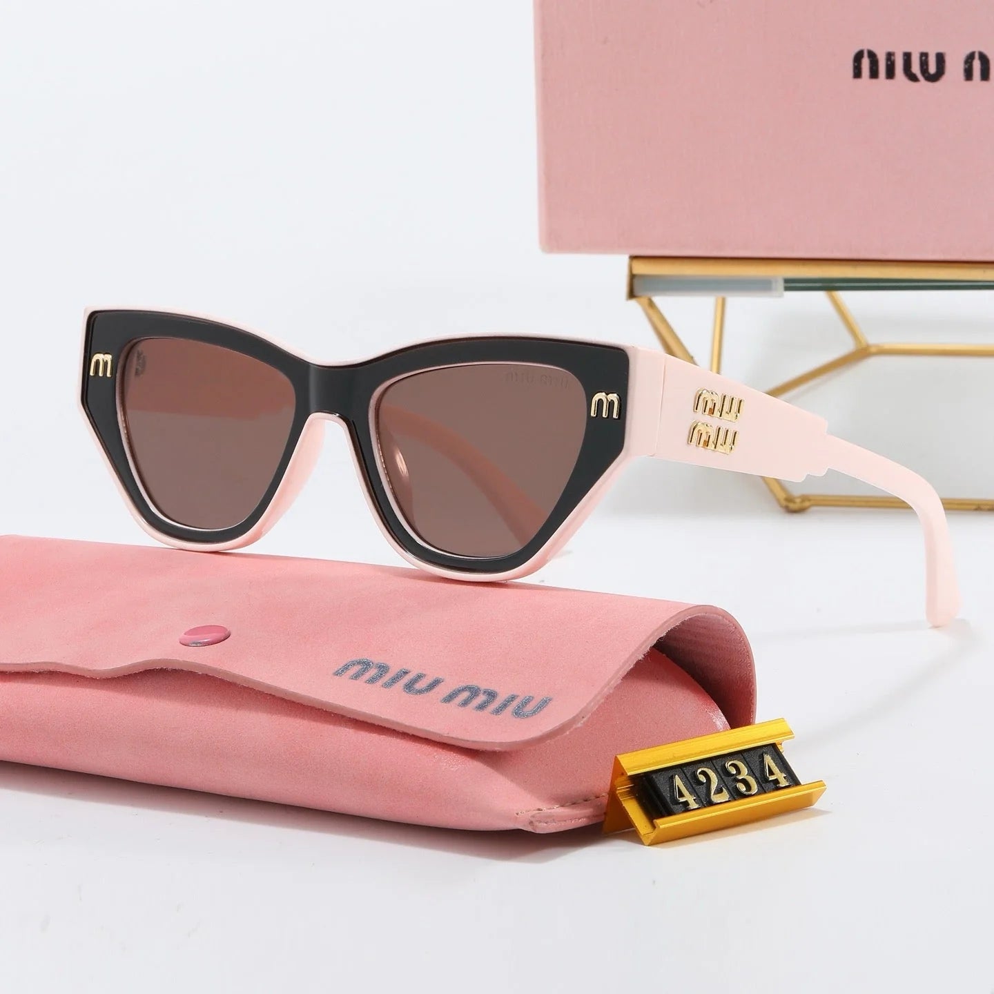 5 colors of fashionable and popular small frame sunglasses 4234