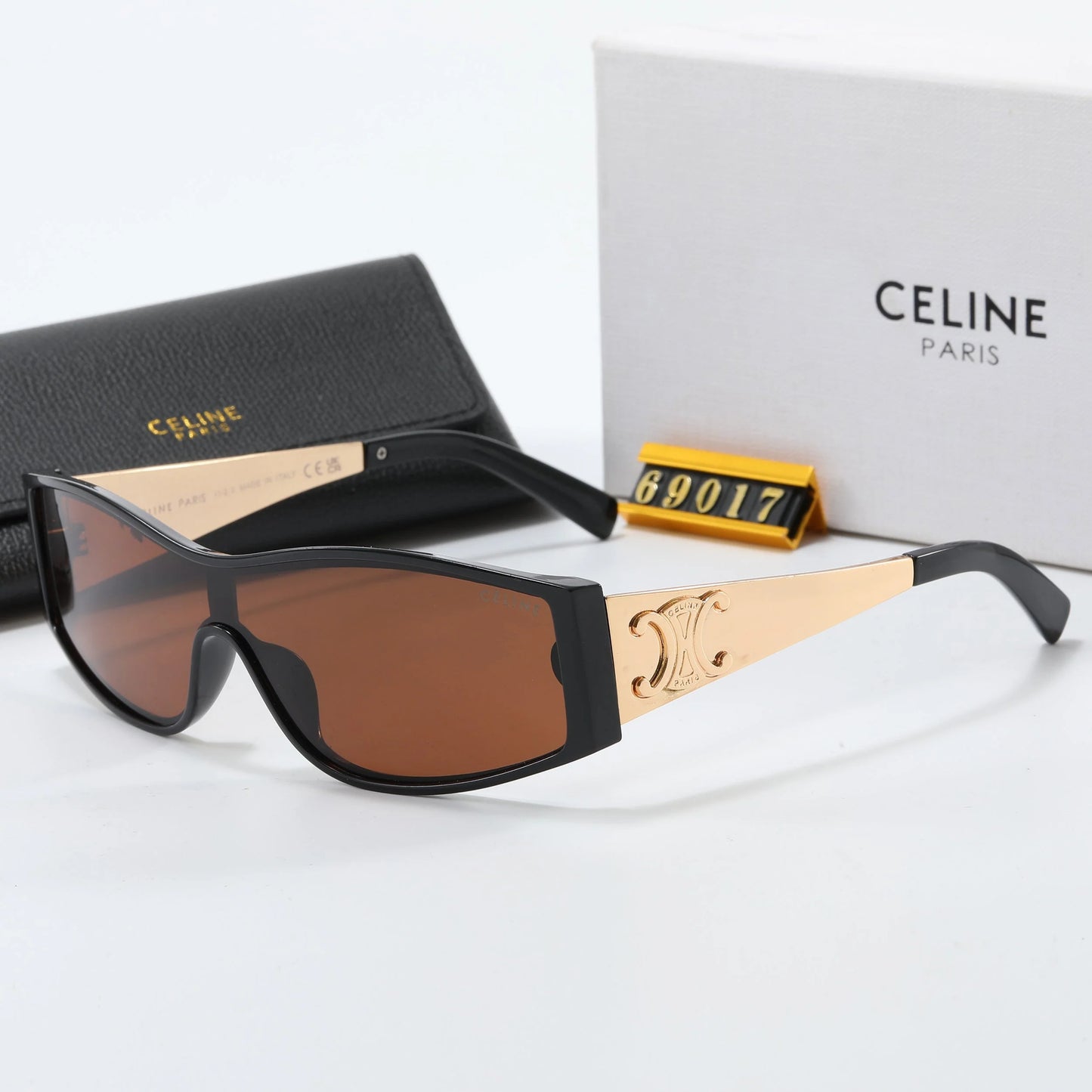 7 colors new integrated lens metal frame sunglasses  69017