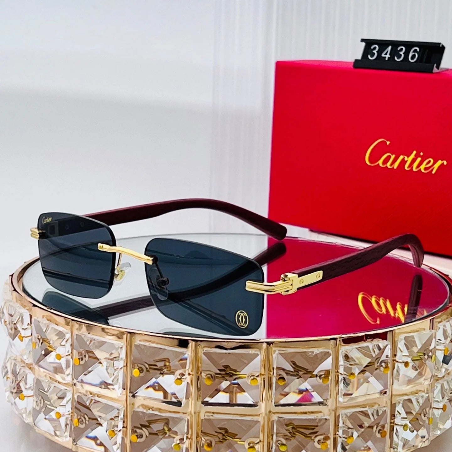 7 colors fashion sunglasses 3436