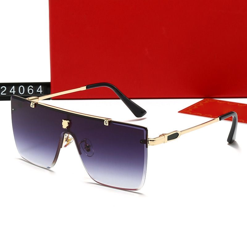 New frameless oversized sunglasses for men and women