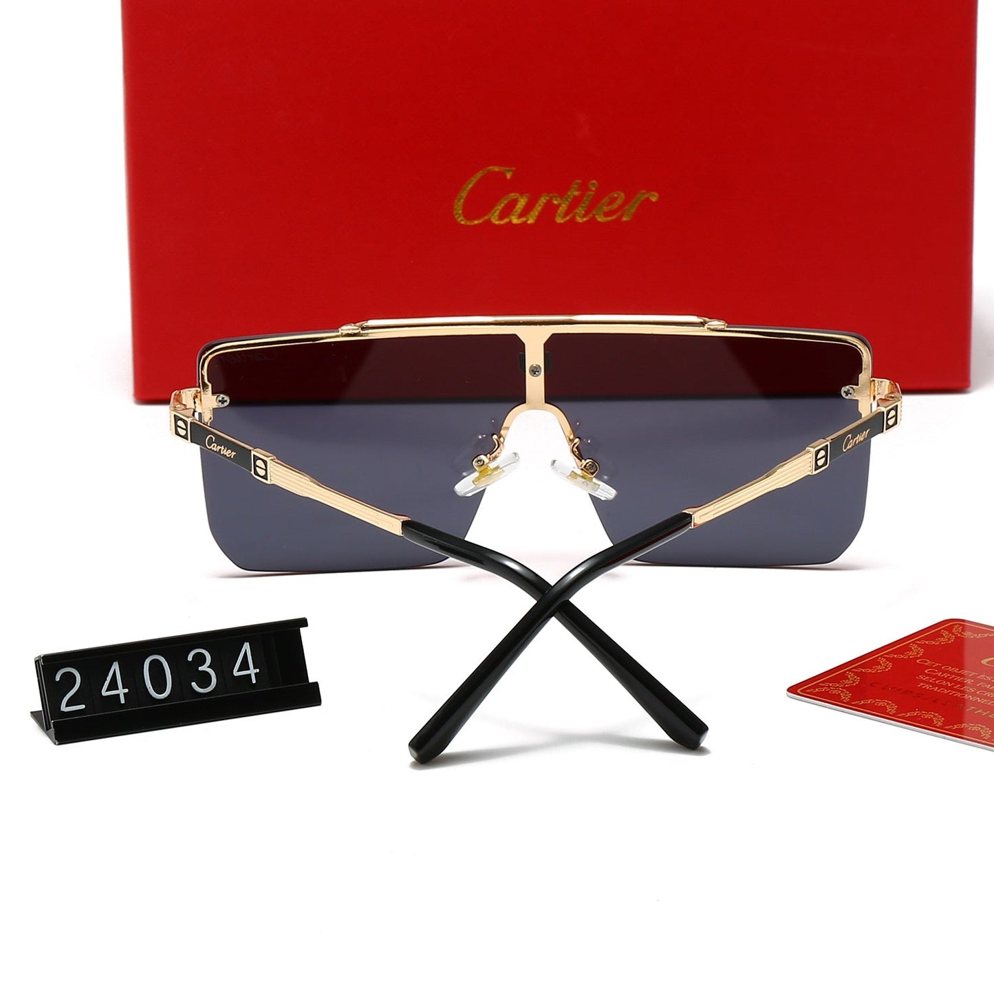 New frameless oversized sunglasses for men and women